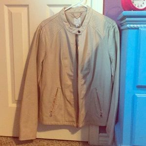 Two leather winter coats